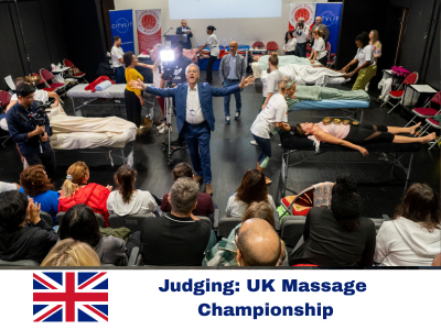 London School of Massage at teaching at UK Massage Championship