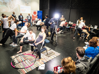 Chair Massage at UK Massage Championship - Organised by London School of Massage