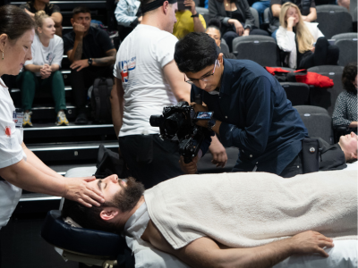 Videography at UK Massage Championship - Organised by London School of Massage